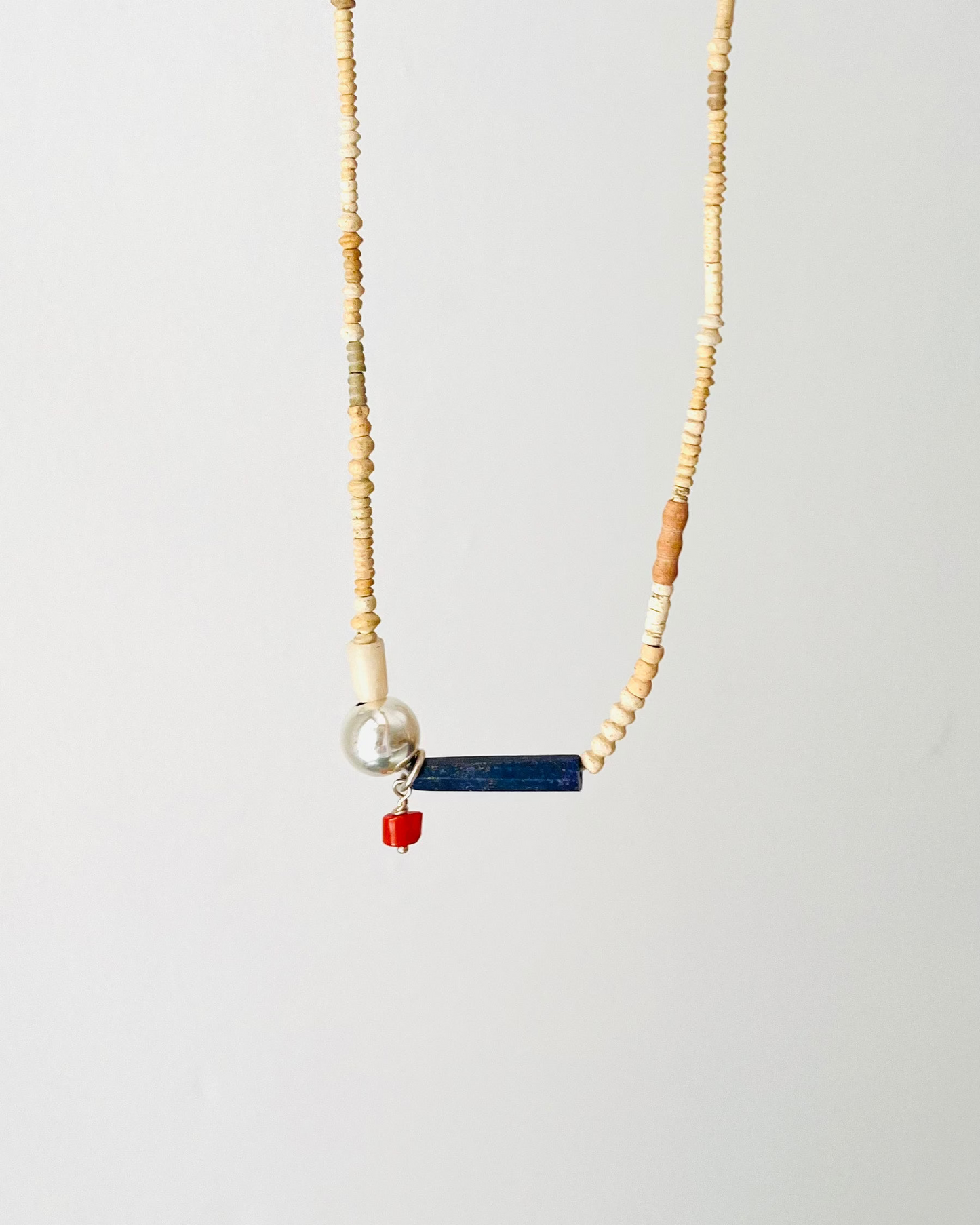 Collar Arcilla con Lapislázuli