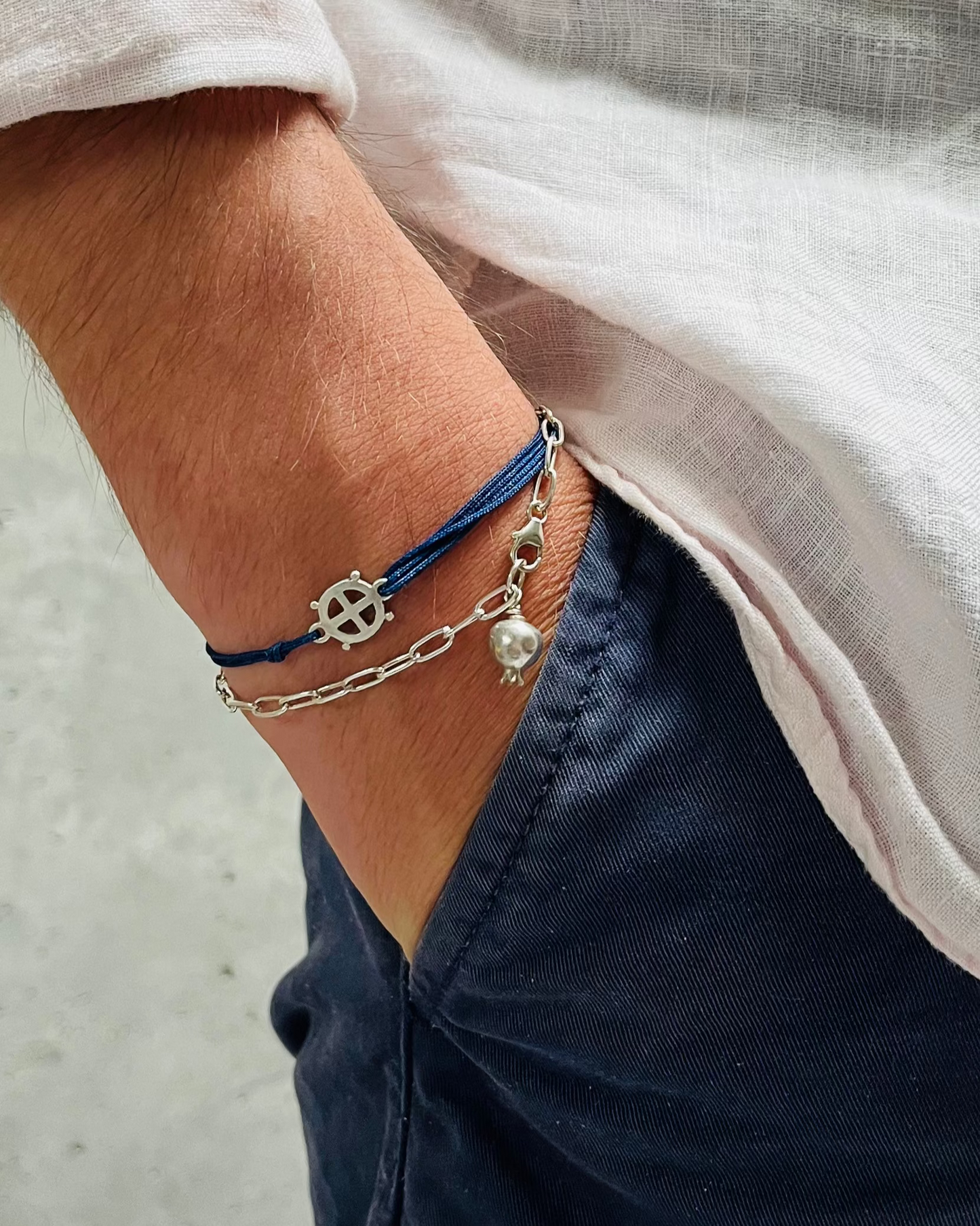 Pulsera Granada Plata