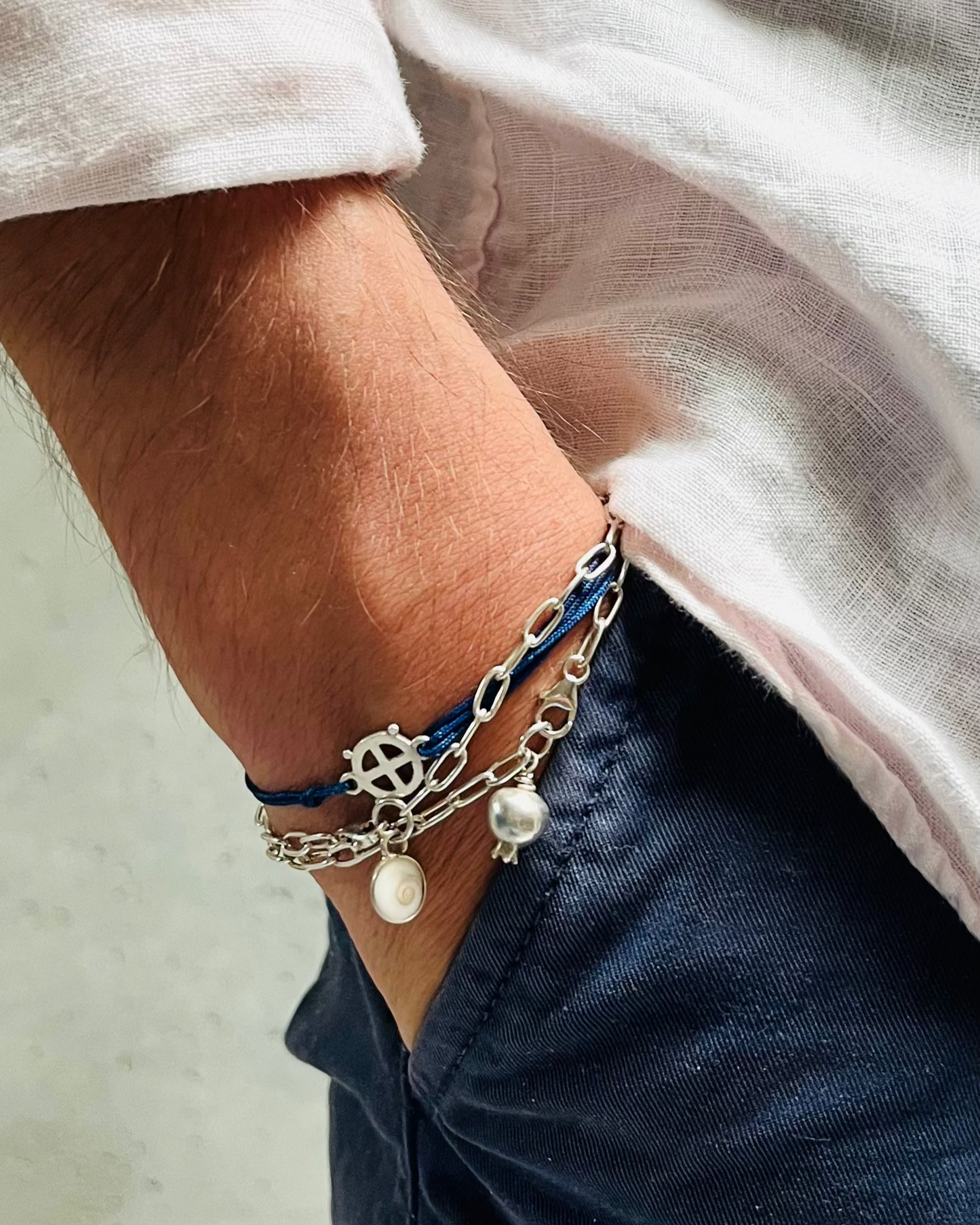 Pulsera Granada Plata