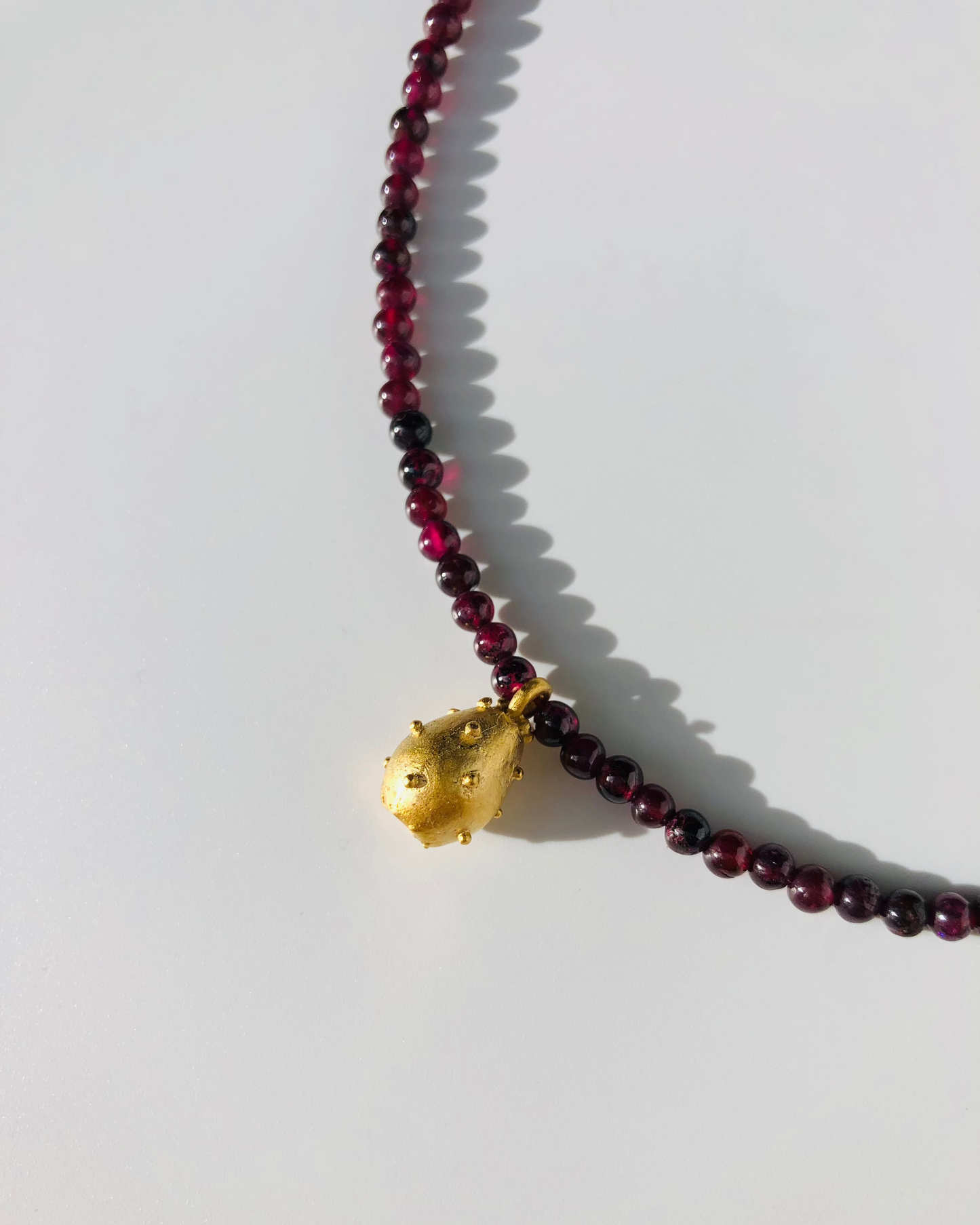 Collar Figa de Moro Granates