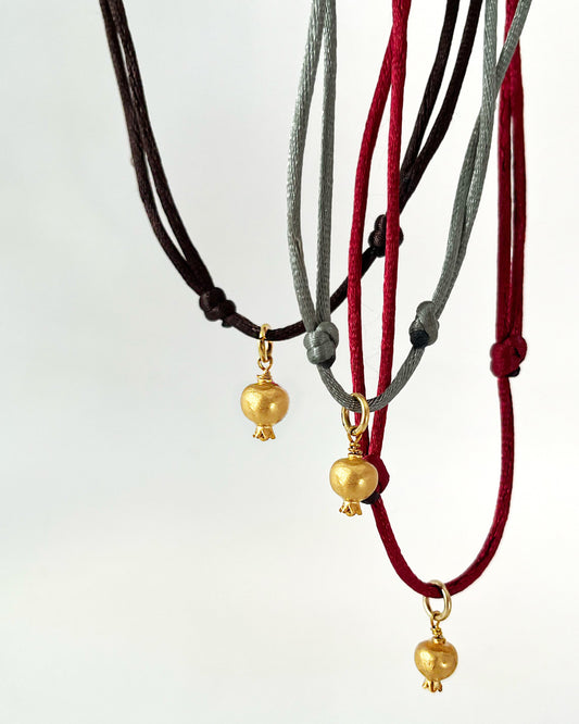 Collar Granada Dorada Cordón