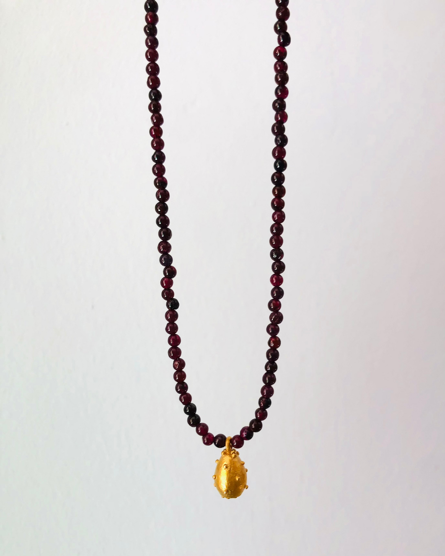 Collar Figa de Moro Granates