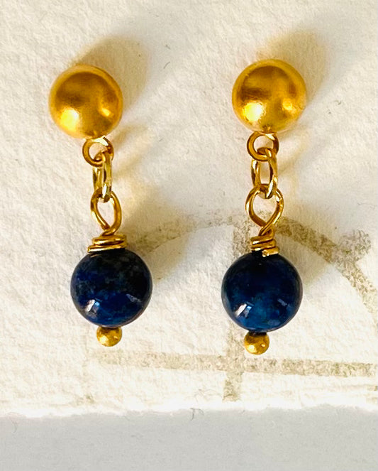 Pendientes Lapislazuli