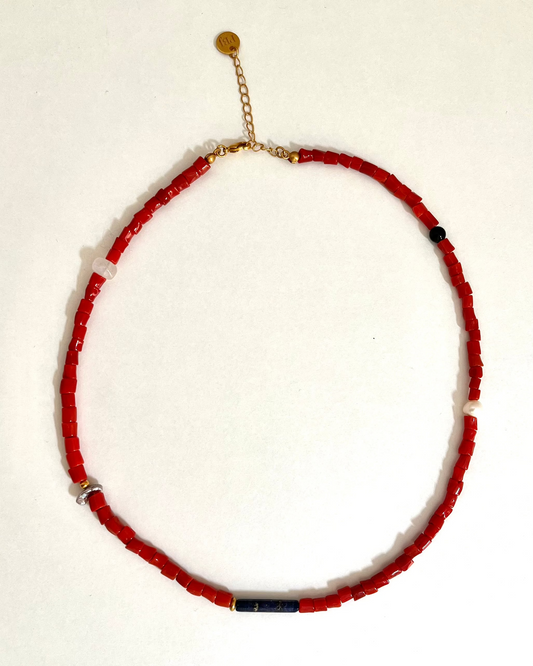 Collar Coral Isla II