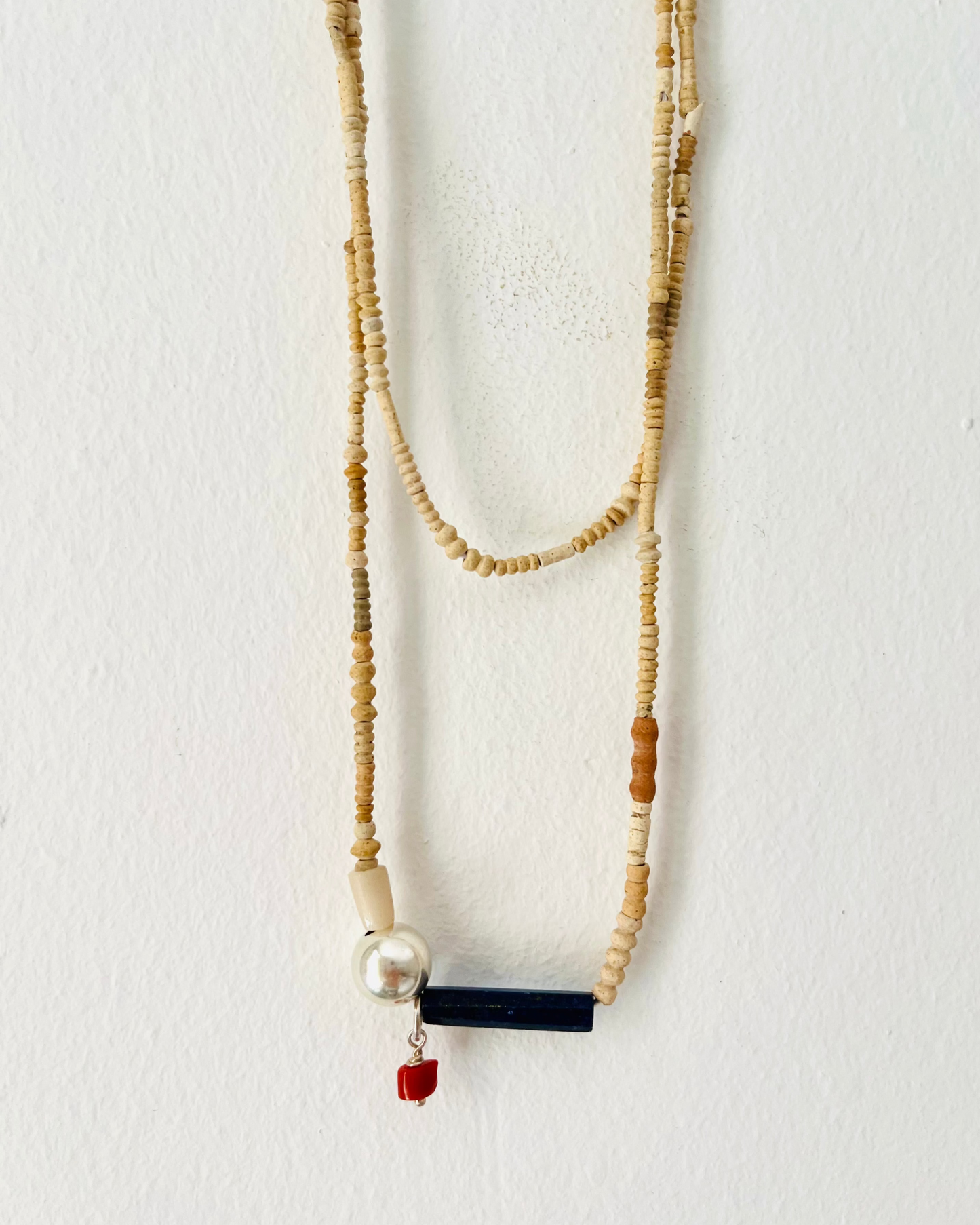 Collar Arcilla con Lapislázuli