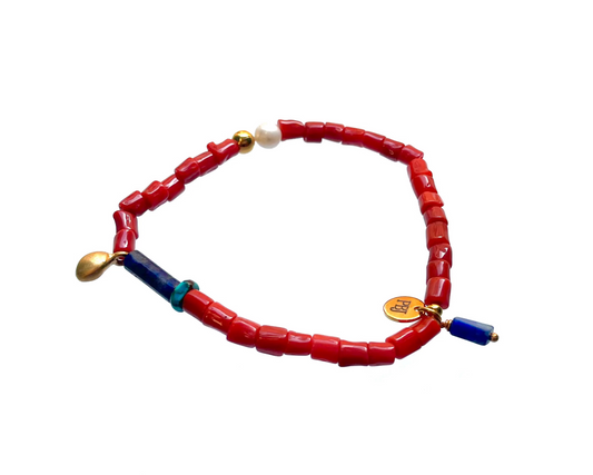 Pulsera Coral