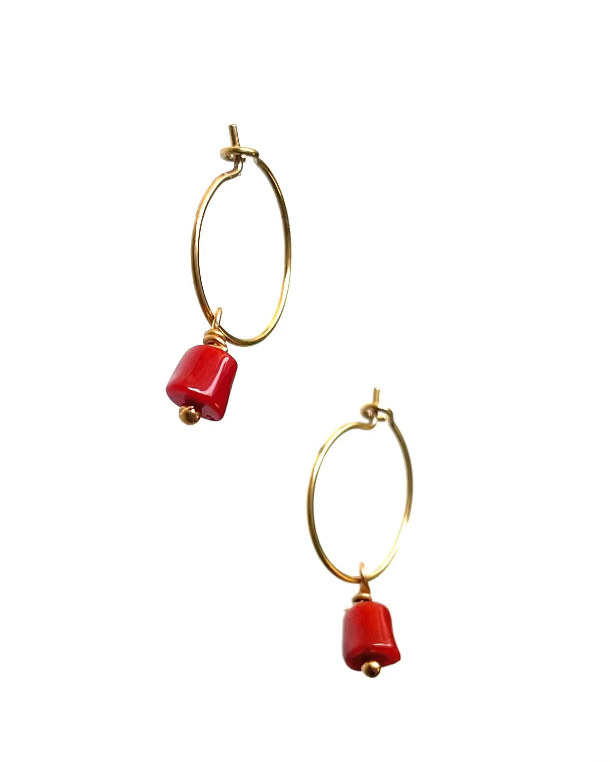 Pendientes  criolla Coral