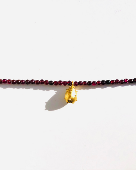 Collar Figa de Moro Granates