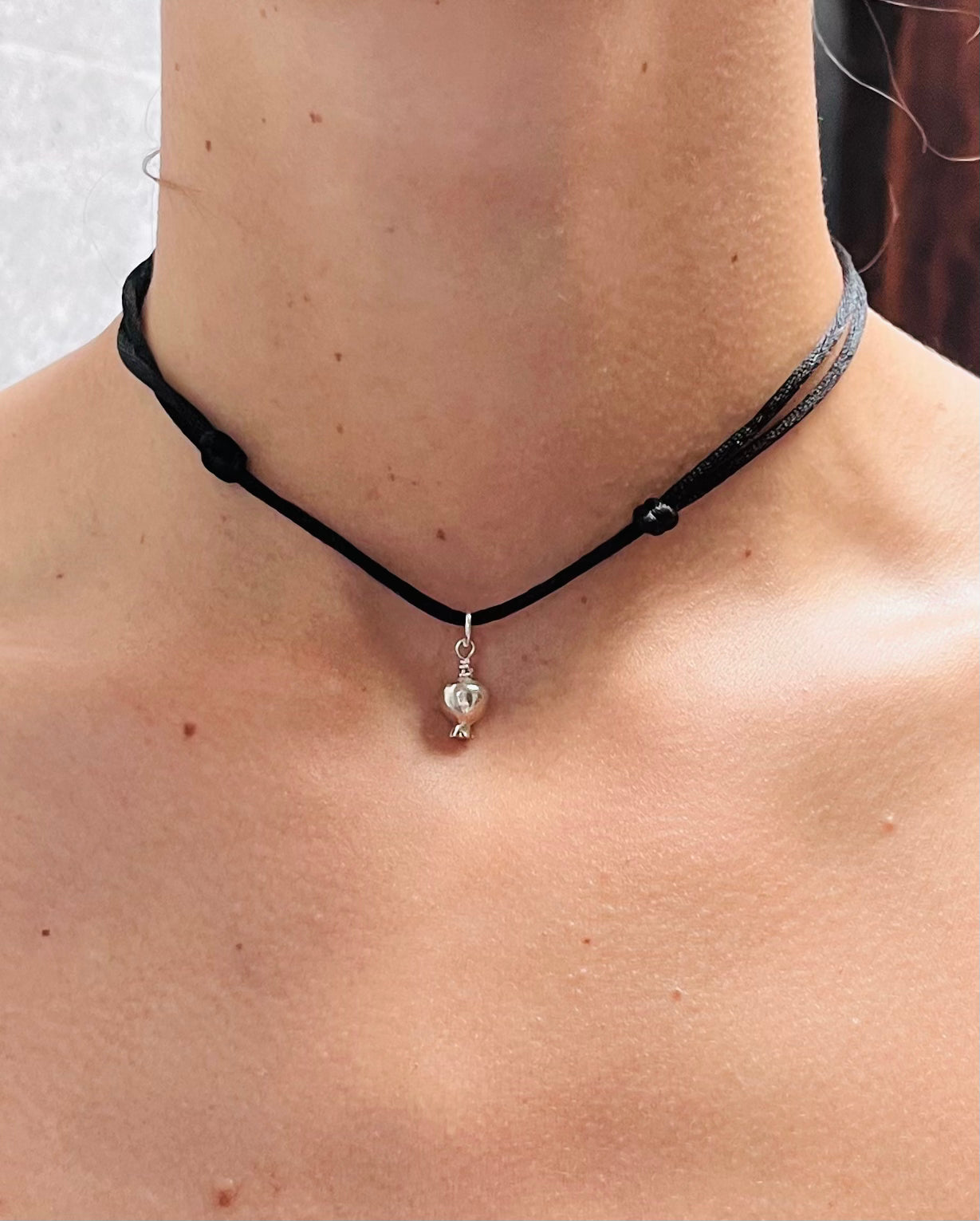 Collar Granada Plata Cordón