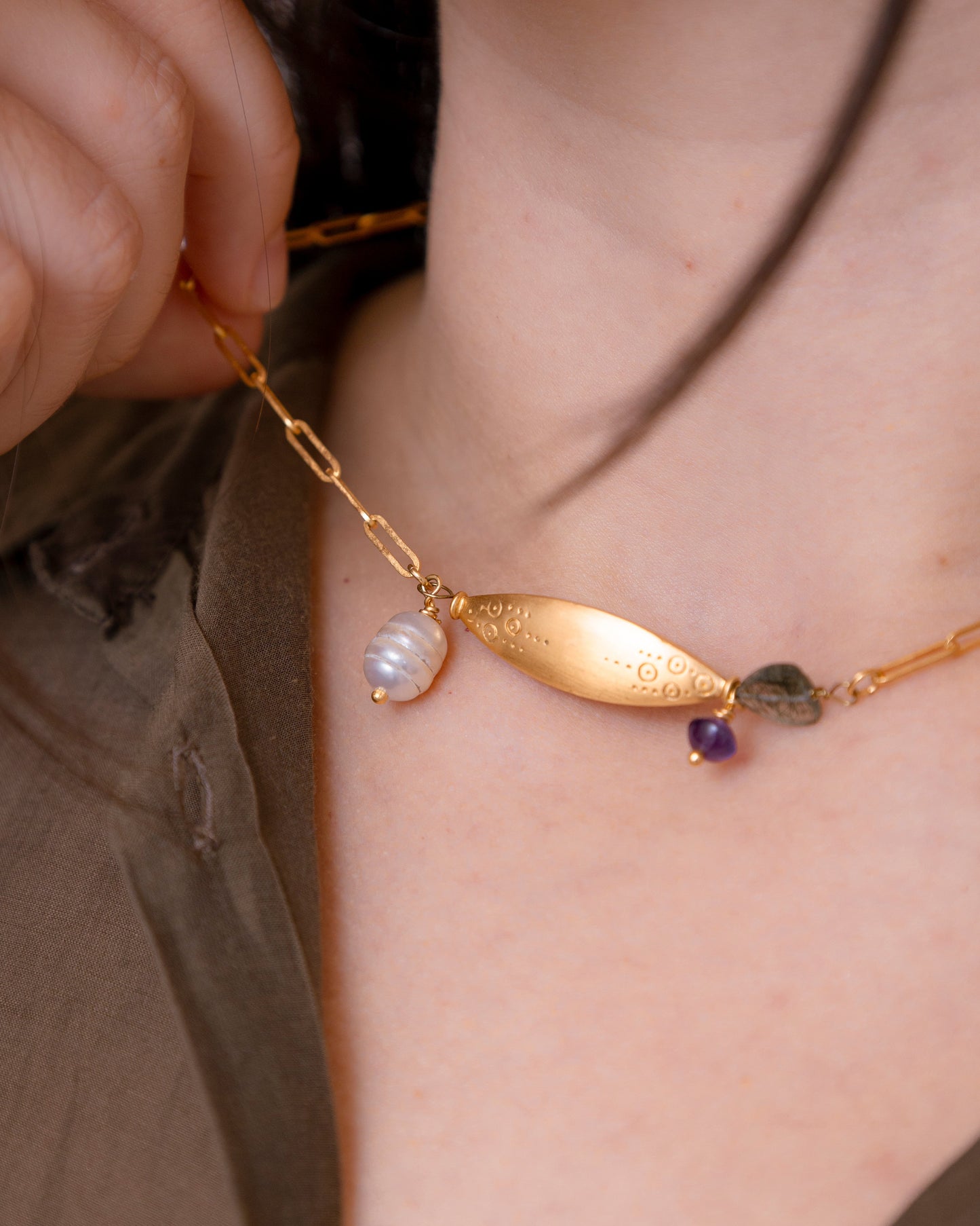 Collar Vaina cadena